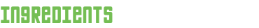 Ingredients