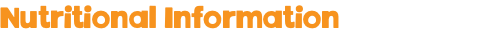 Nutritional Information